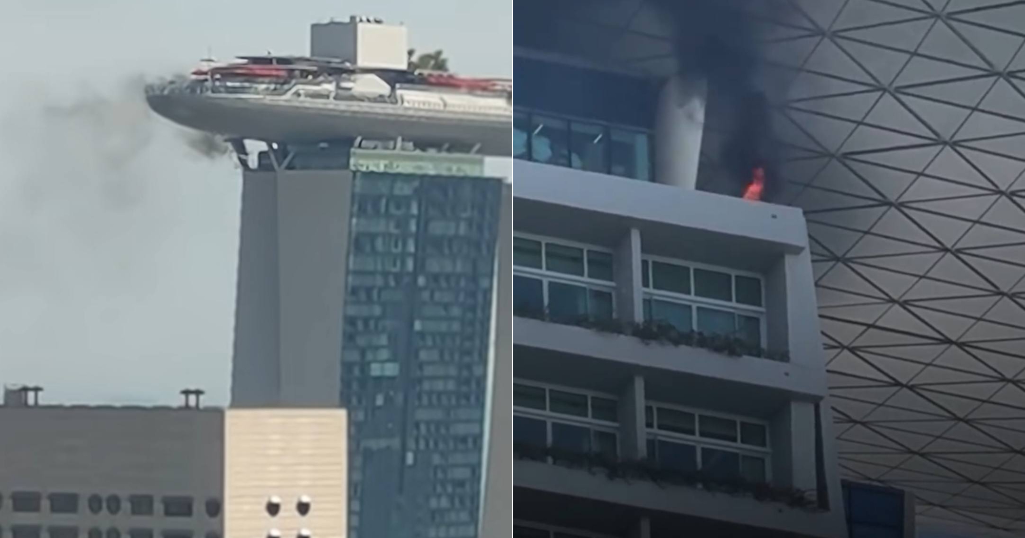 Fire breaks out at Marina Bay Sands, no one hurt